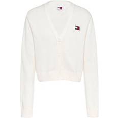 Blanc Cardigans Tommy Jeans Cardigan Femme Taille Blanc DW0DW19913