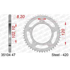 Voiture Arbres de transmission Couronne Acier 47 Dents 420