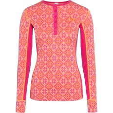 Rosa - Skifahren Basisschicht-Oberteile Kari Traa Damen Rose Longsleeve orange