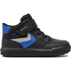 Geox Boy's Arzach Sneaker - Black/White