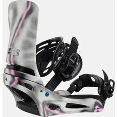 Harmaa Lumilautasiteet Burton Cartel X 2025 Lumilautasiteet harmaa gray/pink