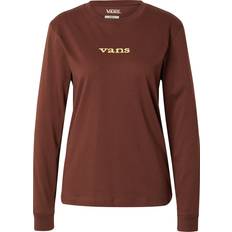 Vans Nainen T-paidat Vans Vitality Fields Long Sleeve T-shirt - Bitter Chocolat