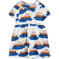 Mini Rodini Mekot Mini Rodini Ferry Printed Dress - Blue