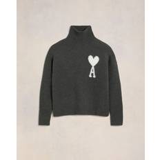 Homme - Pull en tricot Pulls Ami Paris Pull À Col Roulé - Gris