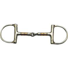 Rostfritt stål Bett Korsteel rostfritt stål koppar & stål rullar Jointed Dee Ring Snaffle Bit
