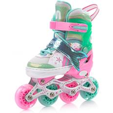 Barn Inlines Meteor Inlineskates Kinder Inliner Rollschuhe Roller Blades Quad Skates Kinder Inlineskates Mermaid 30-33