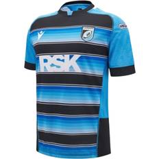 Football americano Maglie della Nazionale Macron Cardiff Rugby 24/25 Home Shirt Blue/Black