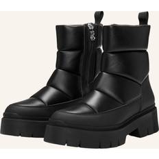 Kunstleder Stiefeletten HUGO Stiefel KRIS_BOOTIE_NAPU SCHWARZ