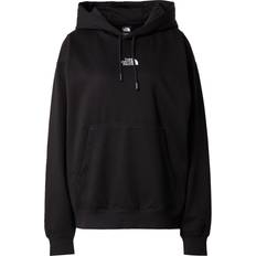 The North Face Tops The North Face Womens Black Brand-embroidery Kangaroo-pocket Cotton-blend Hoody BLACK