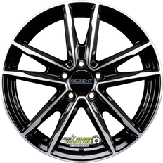 17 pollici - Nero Cerchioni Dezent KF Dark Ece Black/Polished 7x17 5x114.3 ET53