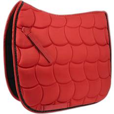 Punainen Satulahuovat EquiThème Satin Saddle Pad, Dressage