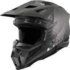 Crosshjelme Motorcykelhjelme LS2 Mx703 Carbon X-force Off-road Helmet Schwarz