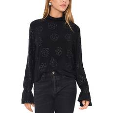 XXL Blouses 1.State Open Back Blouse Rich Black