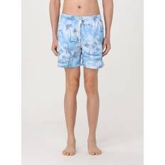 Palm Angels Herr Badkläder Palm Angels Swimsuit Men color Gnawed Blue