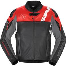 Spidi Dp Progressive Leather Jacket Red Black