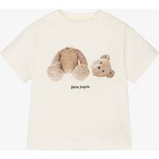 Children's Clothing Palm Angels Kids Broken Bear cotton T-shirt kids Cotton Neutrals