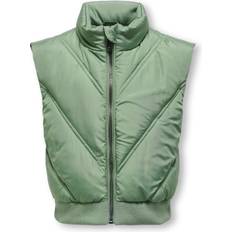 Verde Gilet Imbottiti Only Kogtamara Puffer Gilet