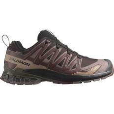 Men - Purple Hiking Shoes Salomon XA Pro 3D V9 Goretex Trail Running Shoes - Black/Olive