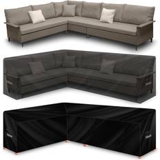 Weatherproof Round Garden Furniture Cover 222 x 286 x 80 cm