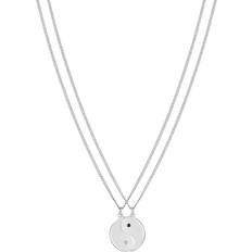 Nomination Sempre Con Me Engravable Yin Yang Double Necklace 029703/029 Silver