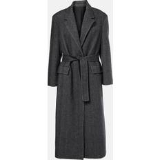 Viscose Coats Brunello Cucinelli Wool and cashmere overcoat grey (UK 14)