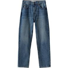 Bershka Herr Jeans Bershka Blå raka jeans vintagestil