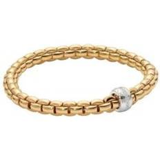 Diamond Bracelets Fope Eka 18ct Yellow Gold 0.18ct Diamond Bracelet