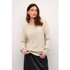 Dame - Natur Gensere Cream Pullover 'Dela' beige