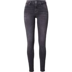 Tommy Hilfiger Dame Bukser & Shorts Tommy Hilfiger Nora Faded Mid Rise Skinny Jeans DENIM BLACK