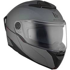 MC-utstyr MT Helmets Klapphelm ATOM matt grau