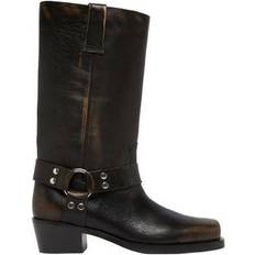 Silver Boots Paris Texas Black Roxy Boots Black IT