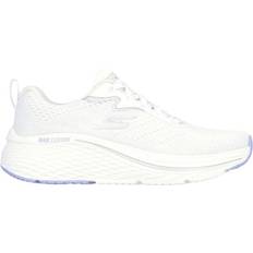 Skechers White Shoes Skechers Max Cushioning Elite 2.0 W - White Textile Lavender Trim