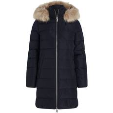 Tommy Hilfiger Recycled Fabric Coats Tommy Hilfiger Down Fur-Trim Hooded Coat - Desert Sky