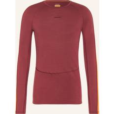 Rød Svedundertøj Icebreaker Zoneknit 200 Long Sleeve Crewe - Rød