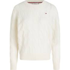 Tommy Hilfiger Femme Vêtements Tommy Hilfiger Pullover wollweiß