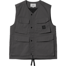 Fleece - Man Vesten Carhartt WIP Balto Vest - Basaltgrijs