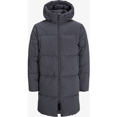 Lång Jackor Jack & Jones Jack & Jones Jacka jorVesterbro Long Puffer Aw24 SN Grå