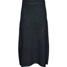 Brun - Nylon Nederdele Pieces Pcnanu Strikket Nederdel