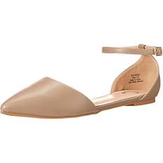 Faux Leather Ballerinas Journee Collection Women's Flats, Taupe