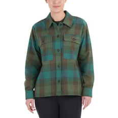 Marmot Women Shirts Marmot Women's Incline Heavyweight Flannel Shirt Dark Jungle