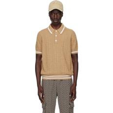 Polo Shirts Balmain Man Polo shirt Beige Merino Wool