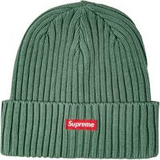 Supreme Beanies Supreme Overdyed ribbed-knit beanie unisex Acrylic One Green