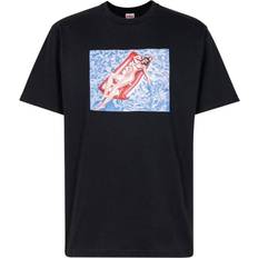 Supreme Abbigliamento Supreme Float T-Shirt unisex Baumwolle Schwarz