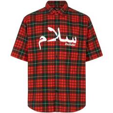 Supreme Men Shirts Supreme UNDERCOVER S/S Flannel Shirt "Red Plaid"