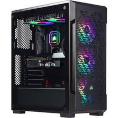 Desktop Computers Velztorm Fenrix Prebuilt Gaming Desktop PC i9-12900K 16-Core GeForce RTX 3070 Ti 8GB 64GB DDR4 512GB PCIe SSD + 2TB HDD RGB Fans 750W PSU WiFi 6 BT 5.2 RJ-45 Win10H