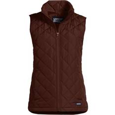 Vests Lands' End Women's FeatherFree Insulated Vest Rustic brown (XLarge)