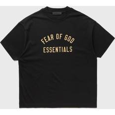 Fear of God T-shirts Fear of God ESSENTIALS Black Crewneck T-Shirt BLACK