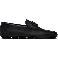 Valentino Garavani Herr Skor Valentino Garavani Black VLogo Signature Driving Loafers