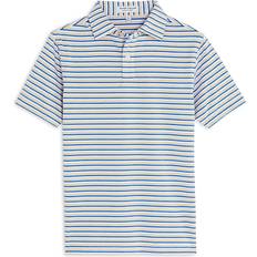 S Polos Peter Millar Fairmont Youth Striped Performance Jersey Polo - Big Kid