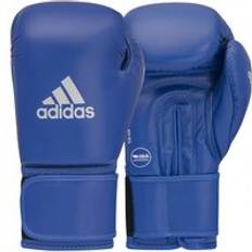 Kampfsport Boxhandschuhe adidas Velcro IBA Bleu